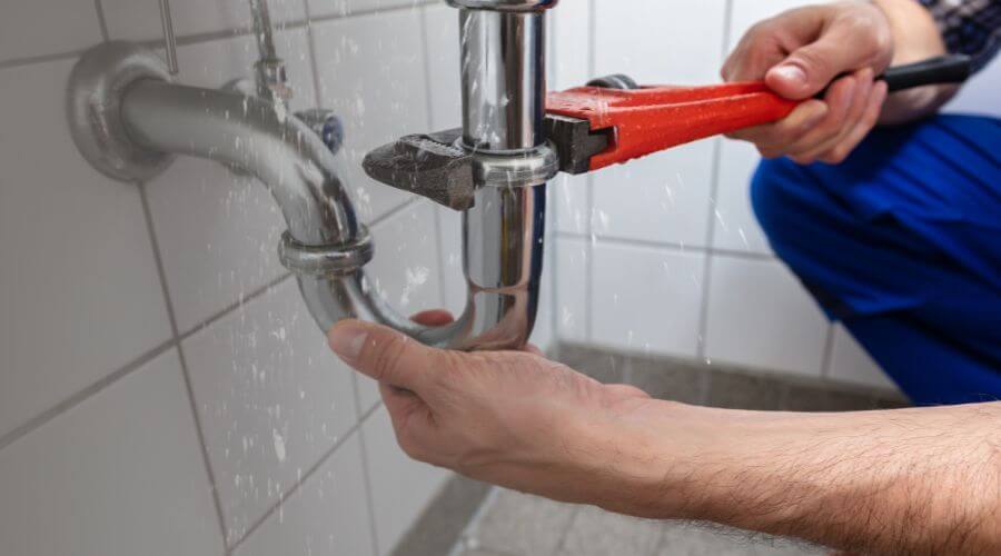 Indoor tankless water heater installation in Robertson, WY